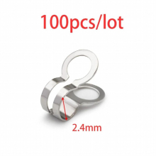 Stainless Steel Round Ball Chain Big Bead Clasp For Jewelry Making Accessories DIY Necklace Bracelet Buckles Supplies