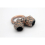 Aaazee Wolf Clasp, Two Wolves Heads Biting A Ring, Antique Red Copper, 9mm Hole 3