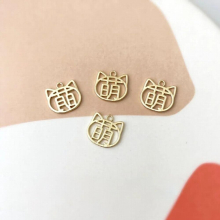 girl text pendant diy fun student earring material head jewelry material bracelet pendant