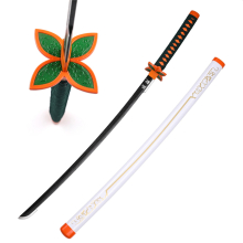 Demon Slayer Shinobu Kocho Nichirin Blade Wooden Cosplay Sword White Sheah FL21511