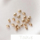 18K gold-clad color-preserving basic accessories beaded oval rectangular straight hole diy beaded material accessories 1