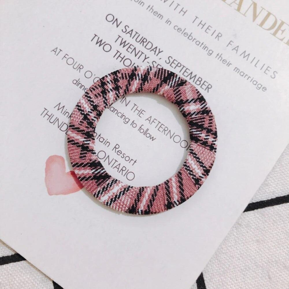 4 pieces / DIY Fabric Lattice Ring Geometric Retro Autumn Winter Earrings Earrings Accessories Other-image-OPC-PCTJCKW-NEW