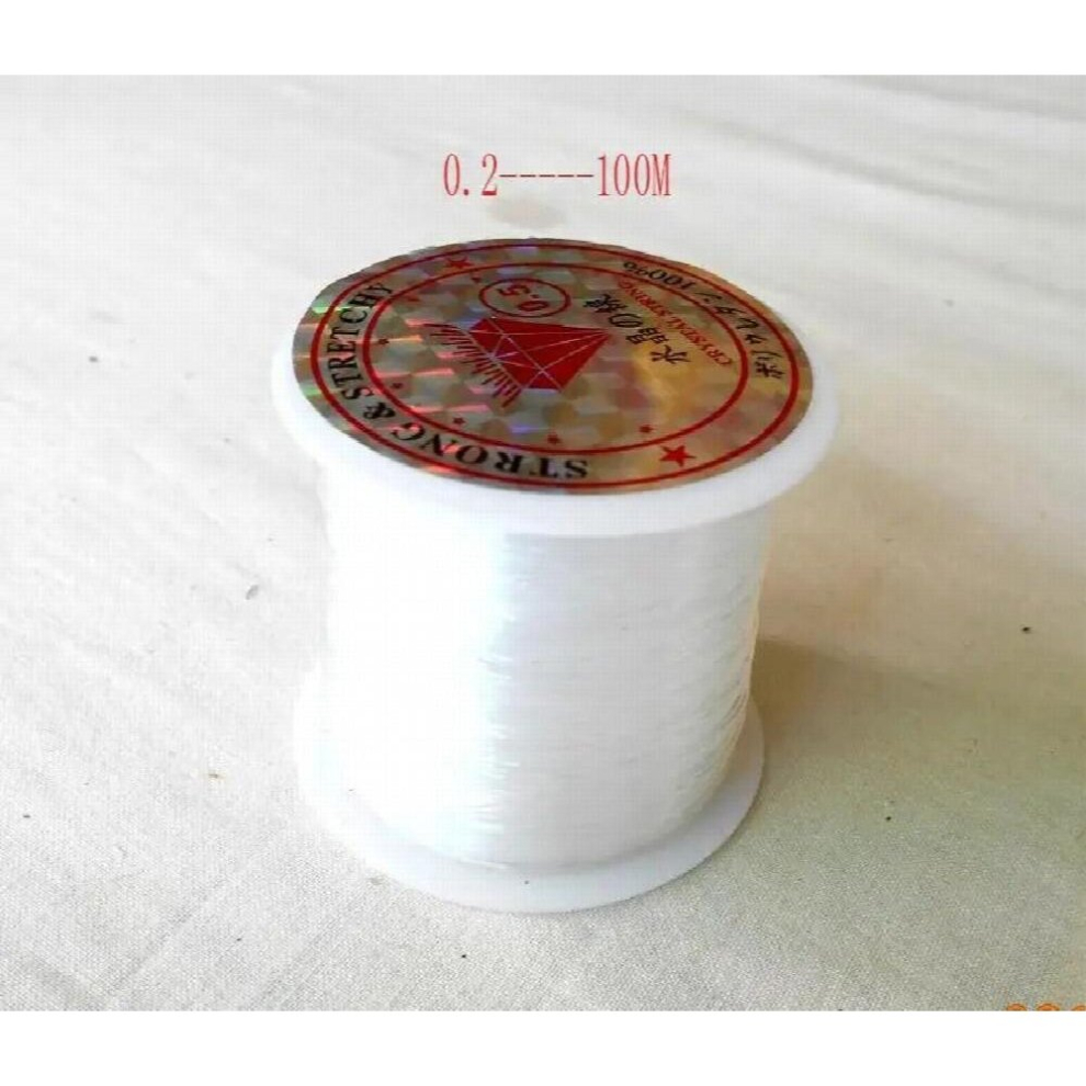 0.2/0.25/0.3/0.35/0.4/0.45/0.5/0.6/0.7/0.8Mm 1 Roll Transparent/Clear Strong String Cord Wire Rope For Fish 885673779893