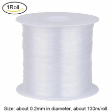 1Roll 0.2-0.7mm Fishing Line For Beads Wire Clear Non-Stretch Nylon String Beading Cord Thread Jewelry Making Supply