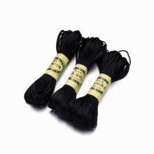 20m/lot 1.5mm Polyester Jewelry Cord Stain Nylon Thread Chinese Knot String Rope For DIY Bracelet Necklace Jewelry Making