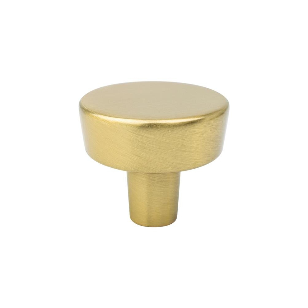 Brookridge Round Knob, Modern Brushed Gold 748702685933