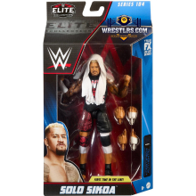 Mattel WWE Solo Sikoa Figura de Acción Elite Collection con Accesorios, Articulación y Detalles Realistas, 6 pulgadas