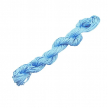 20m Pick 1mm Nylon Cord Thread Chinese Knot Macrame Rattail Rope For DIY Chinese Knot Jewelry Bracelet Making Findings DIY