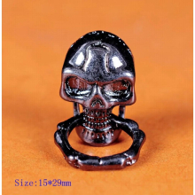 10Pcs Biker Brass Leathercraft Conchos Skull Rivet Stud Punk Screw Back Antique Decorative DIY Wallet Bag Belt