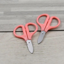 2Pcs 47X70MM Pink Mini Durable Scissors Extra Small Decorated Style Embroidery Sewing Jewelry Rope Tools