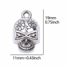 Skull/Punk Charms For Jewelry Making Supplies 5pcs/Lot Snake Charm Pendant Alloy Materials DIY Necklace Earrings Accessories Men