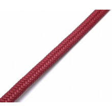12*6mm red braide leather cord for bracelets making braided leather strip brown leather cord for bangnle
