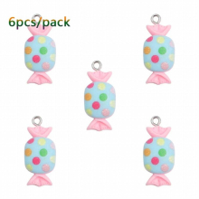 Cartoon Resin Pendant Candy Ice Cream Macaron Pendant DIY Jewelry Accessories Necklace Bracelet Earrings