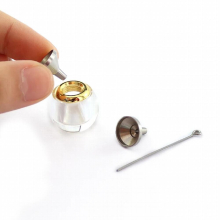 2sets/lot Stainless Steel Funnel Filler Kit Tool For Perfume Diffuser Bottle Mini Liquid Funnels Lab Mini Funnels