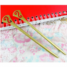 10 Pcs/Lot 19*128MM Antique Bronze Plated Bookmark Hairpin Zinc Alloy Metal Diy Jewelry Accessories