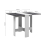Living And Home Modern Narrow Kitchen Breakfast Wooden Dining Table Folding Desk Drop Leaf Table 8