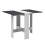 Living And Home Modern Narrow Kitchen Breakfast Wooden Dining Table Folding Desk Drop Leaf Table 6