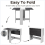Living And Home Modern Narrow Kitchen Breakfast Wooden Dining Table Folding Desk Drop Leaf Table 7
