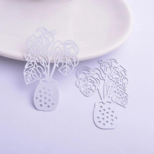 30pcs AB6376 33*48mm Imaginative Green Monstera Leaf Charms Earring Pendant Brass Rose Plant Leaves Jewelry Pendant