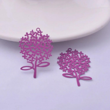 50pcs AB6151 23*35mm Dandelion Charms Plant Pendant Drop Earring Findings
