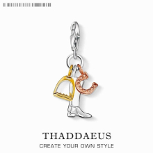 Horse Shoe Boot Cowboy Pendant Charms With Horseshoe Bracelet Pendant Jewelry Lucky Gift For Women Men