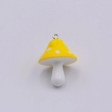 10pcs Colorful Mushroom Charms Jewelry Finding Simulated Food Resin Floating Pendant Craft Making Diy Earings Jewelry C153