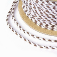20M/roll 2mm Colorful Cotton Braided Cords Thread Crafts Twine Macrame Cord String For Bracelet DIY Jewelry Making
