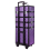 Living And Home (Purple) 4in1 Professional Cosmetic Makeup Train Case 2