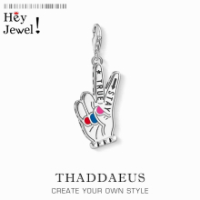 Stay True Hand Stands Charm Pendant DIY Accessories Slogan Gift For Women Men Fit Jewelry Making