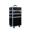 Living And Home 3in1 Diamond Pattern Cosmetic Makeup Train Case 1