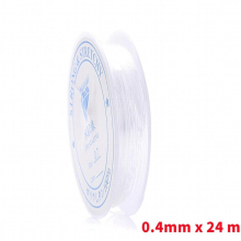 1Pc 0.4-1.5mm Transparent Crystals Elastic Thread Nylon Cord Fishing Line For Beads Jewelry Making DIY Bracelet Accessories