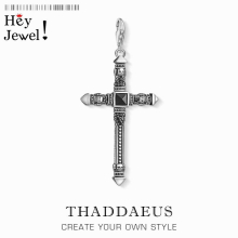 Rivets Skull Cross Charm Hot Selling Jewelry For Women Men Fit Europe Rebellion Bracelet & Necklace
