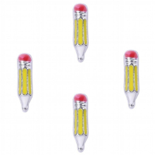 20pcs/lot Pencil Floating Charms Fit Glass Locket Necklaces Jewelry Making Accessories