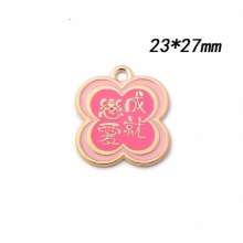 10pcs/Lot Wind Enamel Charms Diy Jewelry Alloy Accessories Drip Earring Pendants