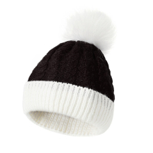 (B) Hat Gloves for Kids Winter Christmas Beanie Caps Gloves Set Knitted Children Warm Outdoor Bonnets