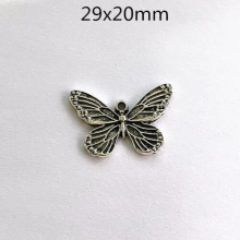 18pcs Retro Butterfly Pendants, For Jewelry Making Diy Necklace Accessories For Earrings Charms findings