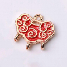 10 PCS Chinese Style Drop Metal Charms Pendant Decorative DIY Charms For Jewelry Making