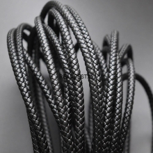 2 meters 5mm/6mm Braid Leather Lace Rope Cords for Jewelry Bracelets Necklaces Making Findings and Accessories