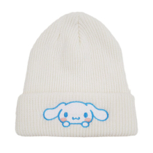 (A1) Hello Kitty Kuromi Cute Cartoon Embroidered Knitted Hat Winter Warm Hat Size 56-62cm