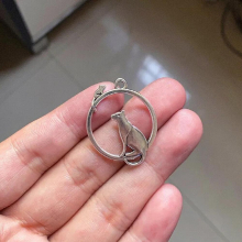 30pcs Cat And Mouse round Charms Accessories Pendant , For DIY Women Simplicity Necklace Findings Jewelry Making
