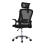 Living And Home (Black) Swivel Office Chair with Headrest 5