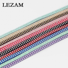 10Pcs Mixed 5mm Flat Faux Suede Leather Cord