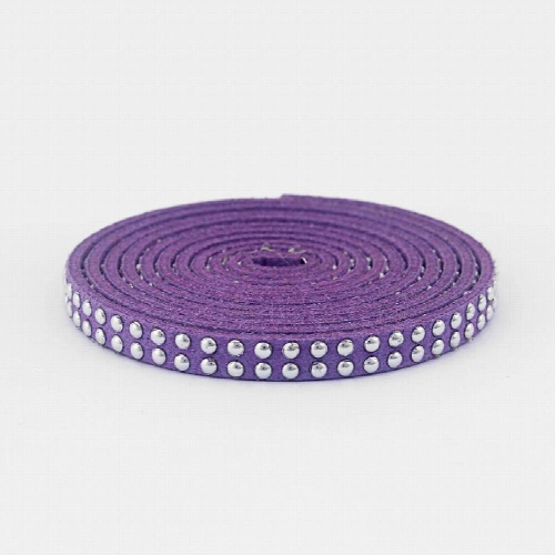 10Pcs Mixed 5mm Flat Faux Suede Leather Cord 1