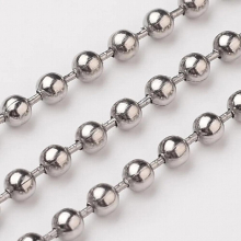 10m 1.5mm 3mm 4mm 304 Stainless Steel Ball Bead Chains for Jewelry Making Findings DIY Bracelet Necklace