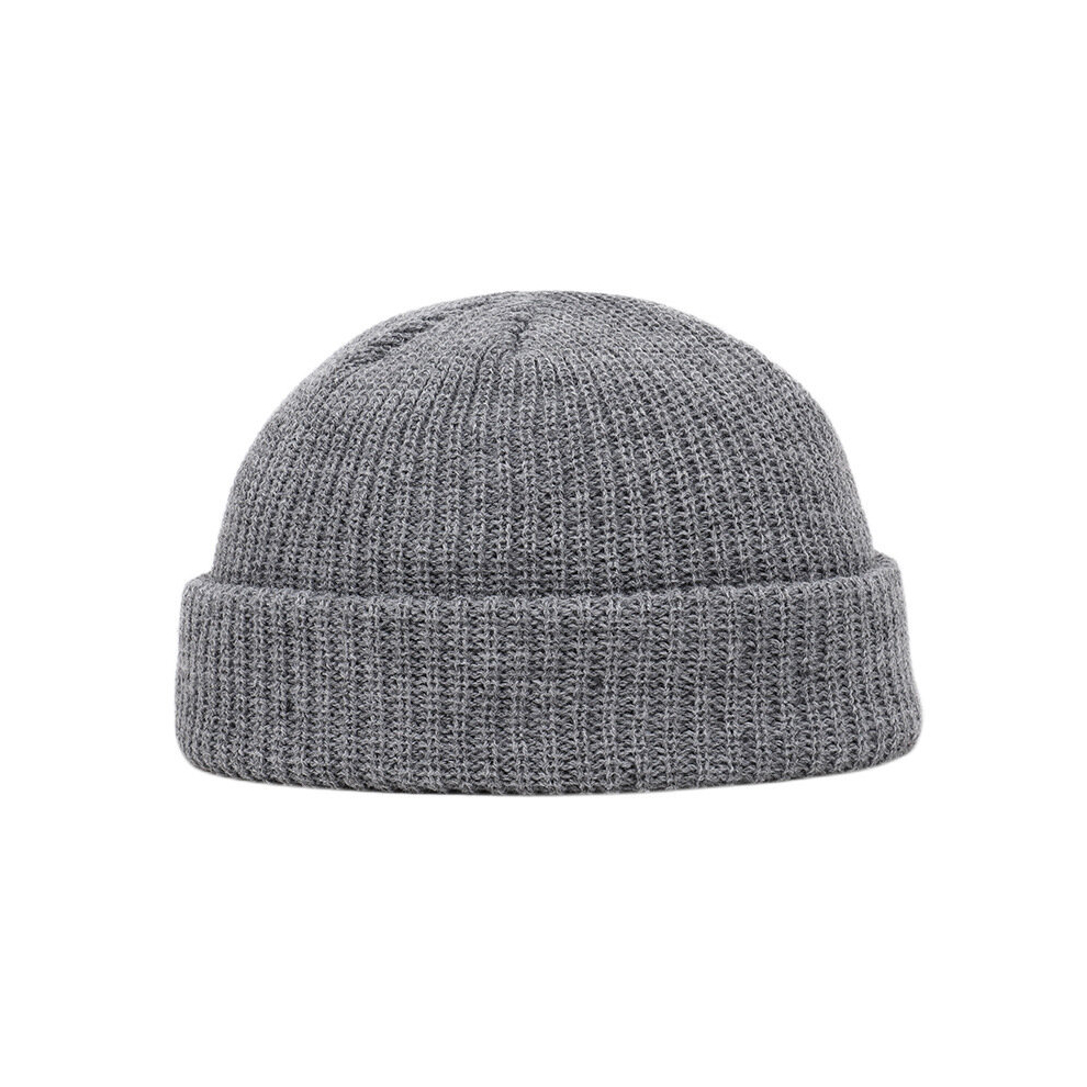 (dark gray) Vintage Navy Brimless Round Knit Cap-image-OPC-PCTKPJJ-NEW