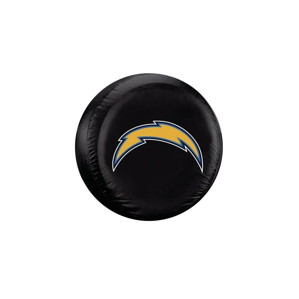 Los Angeles Chargers Tire Cover Standard Size Black 748702968883