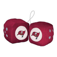 3 in. NFL Tampa Bay Buccaneers Fuzzy Dice