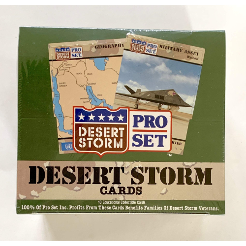 Pro Set Desert Storm Sammelkartenbox