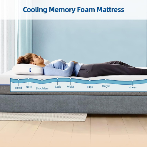 (5FT King Size) Memory Foam Mattress 8 Inch 1