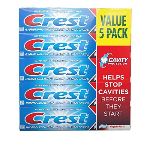 Crest Crest Toothpaste 8,2 uncia Cavity Protect 5-Pack